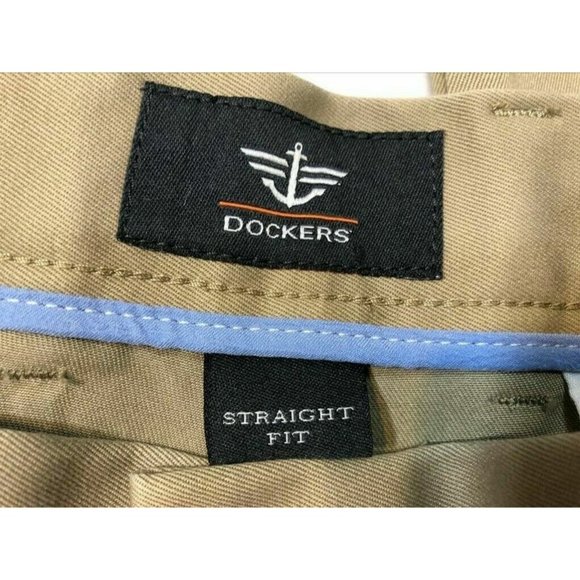 Dockers Men's Pants Chinos Khaki Casual 100%Cotton Straight Fit 36 X 34 - Picture 12 of 12